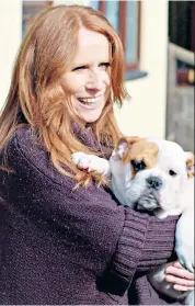  ??  ?? It’s a dog’s life: Catherine Tate