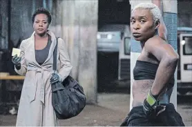  ?? 20TH CENTURY FOX ?? Viola Davis, left, and Cynthia Erivo in "Widows," a female-driven heist film.