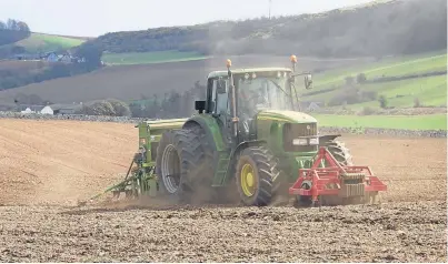  ?? Picture: Marc Mason. ?? Spring work is finally under way and a new discussion paper is suggesting ways to unlock more farmland for let.