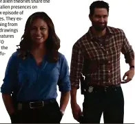  ?? ?? Vanessa Lachey and Noah Mills in “NCIS: Hawai’i.”