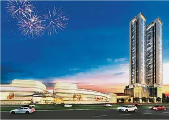  ??  ?? Shopping ease: An artist’s impression of The Park 2 and the Pavilion Bukit Jalil City