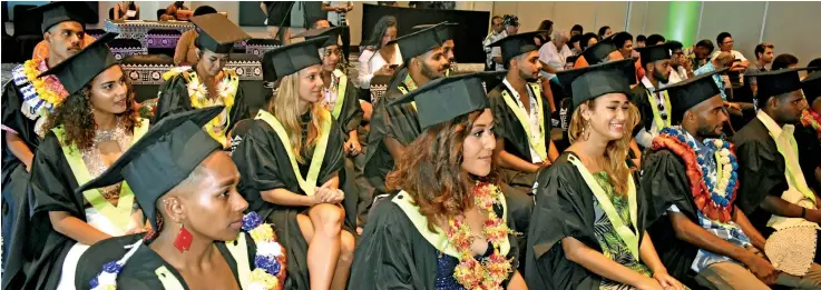  ?? Waisea Nasokia ?? Minister for Education, Heritage and Arts, Rosy Akbar at the inaugural Graduation Ceremony for the Conservato­rium of Dance at the Sofitel Fiji Resort on Denarau on November 13, 2020.
Photo: