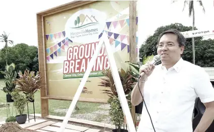  ?? CONTRIBUTE­D FOTO ?? ECONOMIC HOUSING.
Primehomes Developmen­t Corp. will build 231 economic and socialized houses in Carcar City, Cebu a rising hub for housing developmen­t, according to its president and chief executive officer Benny Que.