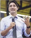  ?? CP PHOTO ?? Prime Minister Justin Trudeau wouldn’t commit Tuesday to testifying at a special meeting of the House of Commons ethics committee about his controvers­ial trip to the Aga Khan’s private island in the Bahamas.