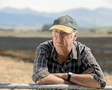  ?? JOHN BISSET/STUFF ?? South Canterbury farmer Jeremy Talbot is fighting a fine for not declaring his muddy boots at Christchur­ch Airport last year.