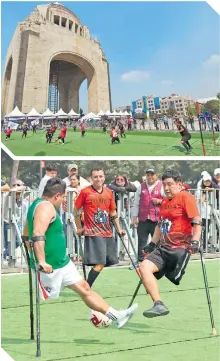  ?? FOTOS: MARTÍN MONTIEL ?? En todo momento y con marcado gusto se disputan con mucha energía la posesión del esférico.