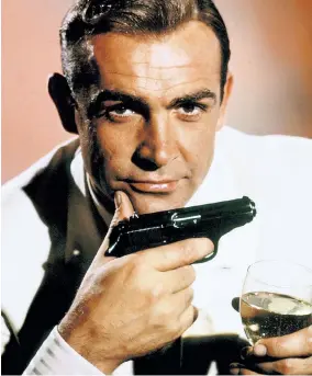  ??  ?? WINNING WAYS: Sean Connery in his Bond classic Diamonds Are Forever