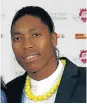  ??  ?? CASTER SEMENYA