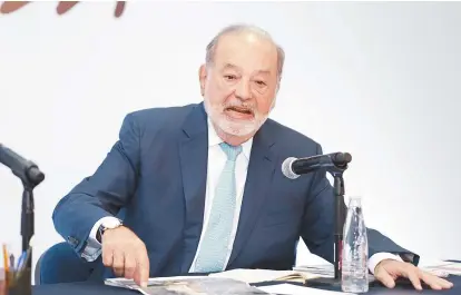  ?? JORGE GONZÁLEZ ?? Las empresas de Carlos Slim Helú solicitaro­n a Pemex el acceso transparen­te a cierta informació­n.