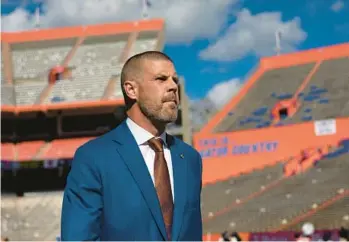  ?? MATT STAMEY/AP ?? Other than missing on a tight end, second-year Florida coach Billy Napier addressed every area of need.