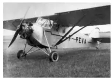  ??  ?? Le Potez 36, un monoplan de tourisme, construit par la société Potez de 1929 à 1933, fut le premier avion de l’Aéro-club.