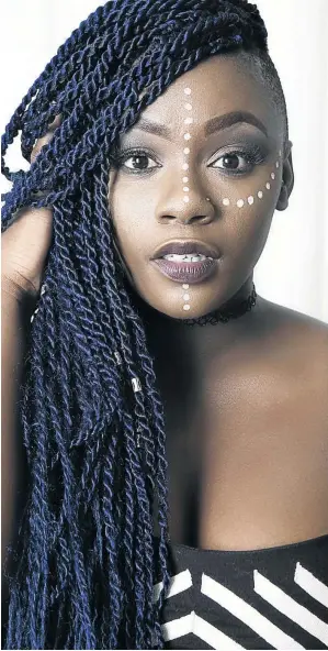  ?? / GALLO IMAGES / LEON SADIKI ?? Amanda Black, a musician from Eastern Cape, has been hustling for some time in the music industry until she finally released her own album.