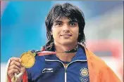  ?? PTI ?? ■ Neeraj Chopra won gold at the CWG and the Asian Games.