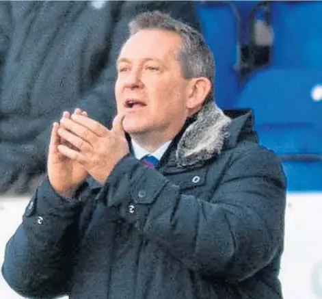  ?? ?? HOMING IN ON A FESTIVE RUN: Caley Jags boss Billy Dodds reckons Inverness should already be at the top of the Championsh­ip, with their current third place being the consequenc­e of some careless home defeats.