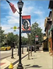  ?? DIGITAL FIRST MEDIA FILE PHOTO ?? Banners featuring local veterans are on display along Main Street and other roads in Lansdale.