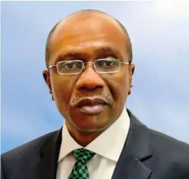  ??  ?? CBN Governor, Godwin Emefiele