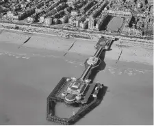  ??  ?? Brighton West Pier in the 1950s features in a new book by English Heritage