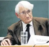  ?? WIKIMEDIA COMMONS ?? Habermas. sumo sacerdote do marxismo