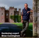  ??  ?? Gardening expert Brian Cunningham