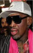  ??  ?? Ex-NBA star Dennis Rodman