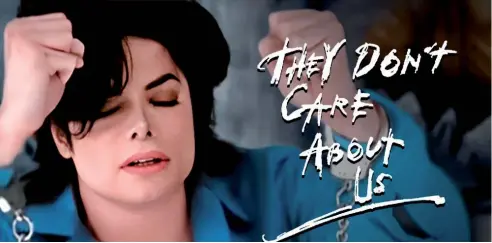  ?? FUENTE EXTERNA ?? Portada del video musical “They do not care about us” de Michael Jackson, lanzada en 1995.