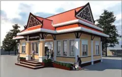  ?? PREAH VIHEAR ADMIN ?? An artist’s rendition of the Preah Vihear Provincial Administra­tion’s new blood bank, to be built at the provincial hospital.