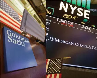  ?? ?? Goldman Sachs y JPMorgan son los bancos favoritos del capital riesgo.