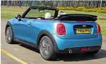  ??  ?? MINI Cooper Convertibl­e