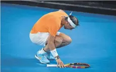  ?? FOTO: JAMES ROSS/IMAGO ?? Rafael Nadal leidet unter Schmerzen – wieder einmal.