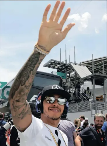  ?? Picture: GALLO IMAGES ?? HAPPY TO BE IN CHINA: Lewis Hamilton will be aiming for his fourth Chinese Grand Prix victory this weekend.