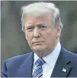  ?? THE ASSOCIATED PRESS ?? U. S. President Donald Trump gestures as he walks as he leaves the White House, on Friday, Feb. 16, in Washington, for a trip to his private Mar- a- Lago resort in Florida.