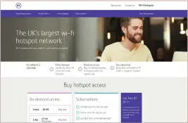  ?? ?? Public Wi-fi hotspots offered by big names such as BT are trustworth­y – but beware of hotspots faked by scammers to look like they are provided by legitimate companies