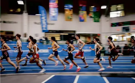  ?? ERIN CLARK/GLOBE STAFF/FILE 2024 ?? The Reggie Lewis Track and Athletic Center, opened in 1995 and once considered state of the art, has lost some of its luster.