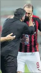  ?? FOTO: GETTY ?? Gattuso e Higuaín, cuestionad­os