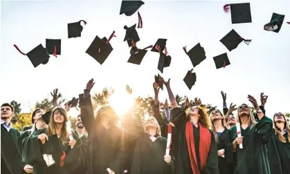  ?? ?? ‘Studying is like a process of social stratifica­tion, to mark you out as the kind of person with that kind of degree.’ Photograph: skynesher/ Getty Images