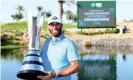  ?? Photograph: Ross Kinnaird/ ?? Dustin Johnson won the Saudi Internatio­nal in February 2021 and is set to defend his title.