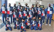  ?? ?? Ministerio de Seguridad Pública
Un total de 33 niños, junto con sus entrenador­es y personal de estamentos de seguridad, partieron hacia San José, Costa Rica.