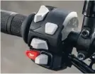  ??  ?? Indicator and toggle switches are easy to muddle up and there is no cruise control on the 850 Sport