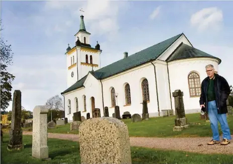  ?? Bild: FREDRIK MAGNUSSON/ARKIV ?? KYRKOVALET. 111 personer vill styra i kyrkan i Laholms kommun. Bertil Gustafsson ställer i år upp på en lista med nytt namn.