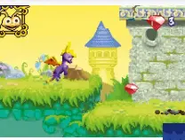  ?? ?? » [GBA] Before Spyro Fusion, the titular purple dragon had never been presented from a 2D side-scrolling perspectiv­e.