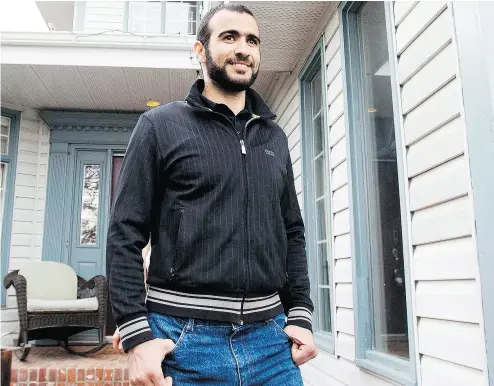  ?? NATHAN DENETTE / THE CANADIAN PRESS FILES ?? Perhaps the prime minister thought that offering Omar Khadr — shown in 2015 — millions was a sure way to score political points, at least with supporters of Green Party Leader Elizabeth May, writes Michelle Rempel.