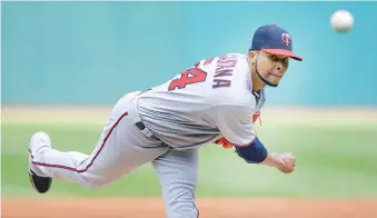  ?? ARCHIVO ?? Ervin Santana se lastimó el dedo mayor de su mano derecha y no tiene fecha de regreso.