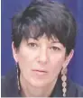  ??  ?? Ghislaine Maxwell