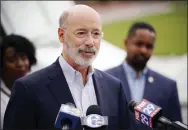  ?? TOM WOLF — VIA TRIBUNE NEWS SERVICE, FILE ?? Pennsylvan­ia Gov. Tom Wolf would veto bills intended to address discussion of gender identity and sexual orientatio­n in the state’s schools. The bills passed the state Senate Education Committee.