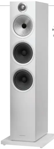  ??  ?? The 600 Series uses a refined version of B&amp;W'S Decoupled Double Dome tweeter (see below right).