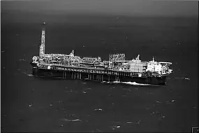  ??  ?? General view of Brazil’s Petrobras P66 oil rig in the offshore Santos Basin in Rio de Janeiro, Brazil. ( Photo: Reuters )