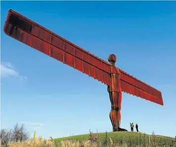  ?? Picture: GALLO/GETTY ?? NO BILLBOARD: The Angel of the North near Gateshead in England