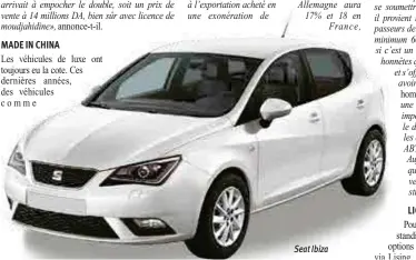  ??  ?? Seat Ibiza