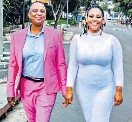  ??  ?? Businesswo­man Lebo Keswa and actress Letoya Makhene.