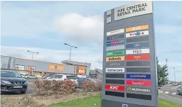  ??  ?? The sale of Fife Central Retail Park to Capreon is expected to complete in October.